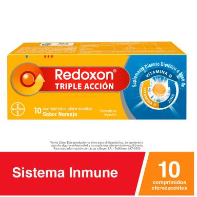 Redoxon Triple Accion - Cont. 10 Comprimidos Efervescentes