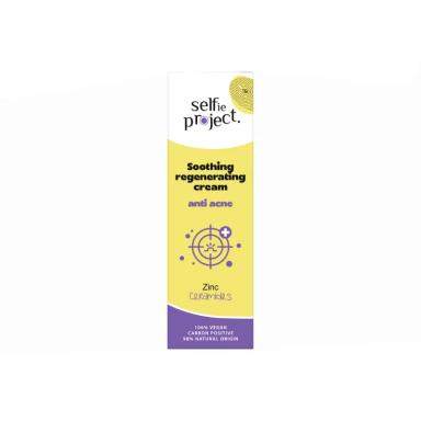Crema Hidratante Regeneradora y Calmante Antiacne Selfie Project - 50 mL