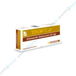 Tenorox Olmesartan Medoxomil 20 mg - Cont. 30 comprimios recubiertos