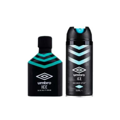 Pack Eau de Toilette Umbro Ice 100mL + Desodorante 150mL
