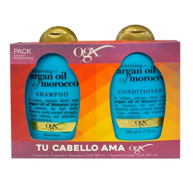 Pack Argan Oil Of Morocco Shampoo + Acondicionador OGX - 385mL