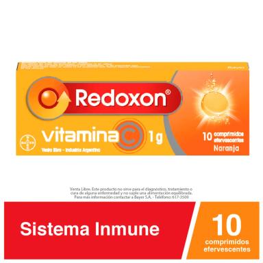 Redoxon Vitamina C 1g Sabor Naranja - Caja de 10 comp. efervescentes