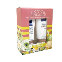 Estuche Crema de Manos 75 gr+ Crema Corporal 200 gr Dr Selby Karite