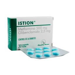 Istion Metformina 500 mg - Caja de 30 Comprimidos