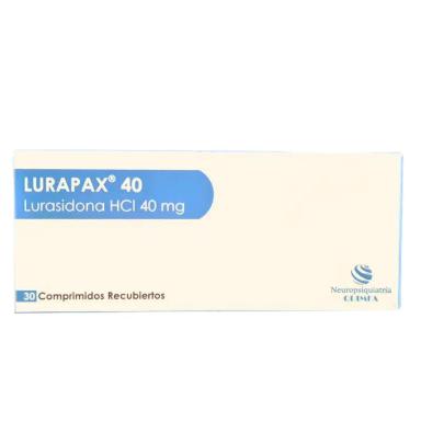 Lurapax Lurasidona 40 mg - Cont. 30 Comprimidos Recubiertos