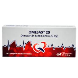 Omesax Olmesartan Medoxomilo 20 mg - Cont. 30 Comprimidos