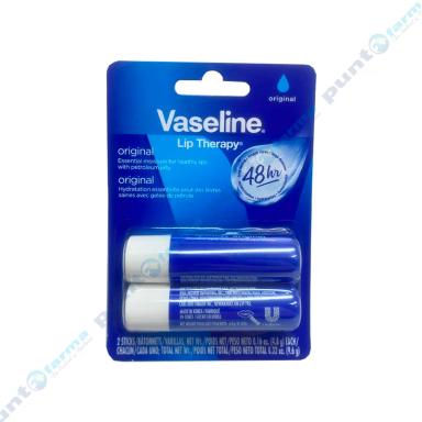 Balsamo Labial Lip Therapy Original Vaseline - Cont.2 unidades