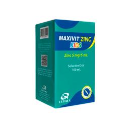 Maxivit Zinc Kids Zinc 5 mg/5 ml - Solución Oral de 100 mL