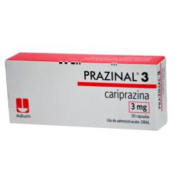 Prazinal Cariprazina 3 mg - Cont. 30 Capsulas
