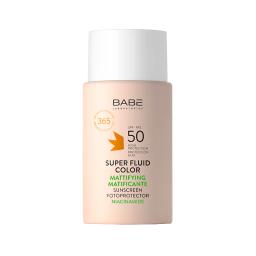 Fotoprotector Super Fluid Matificante Con Color SPF 50 Babe - Cont. 50 mL