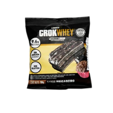 Alfajor Crokwhey Sabor Brigadeiro Landerfit