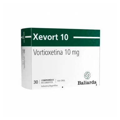 Xevort Vortioxetina 10 mg - Cont. 30 Comprimidos Recubiertos