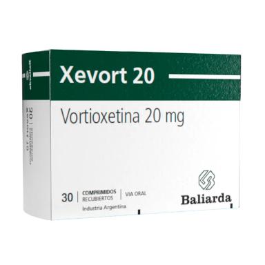 Xevort Vortioxetina 20 mg - Cont. 30 Comprimidos Recubiertos