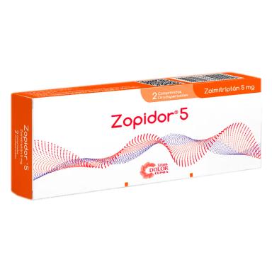 Zopidor Zolmitriptan 5 mg - Cont. 2 Comprimidos