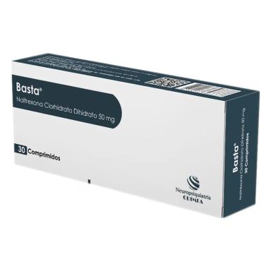 Basta Naltrexona Clorhidrato Dihidrato 50 mg - Cont. 30 Comprimidos