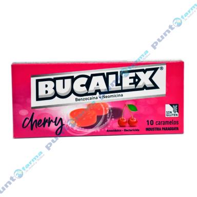 Caramelos Bucalex Cherry Benzocaina - Cont. 10 caramelos