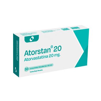 Atorstan Atorvastatina 20 mg - Cont. 30 Comprimidos