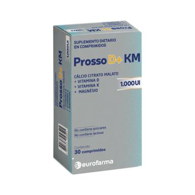 Prosso D+ KM 1.000 UI - Cont. 30 Comprimidos