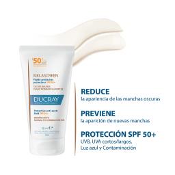 Fluido Protector Solar SPF 50+ Antimanchas Ducray Melascreen - Pomo de 50 mL