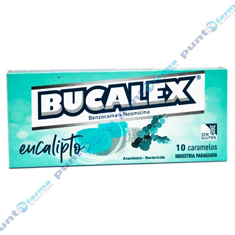 Caramelos Bucalex Eucalipto Benzocaina - Cont. 10 caramelos