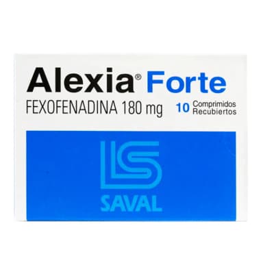 Alexia Forte Fexofenadina 180 mg - Caja de 10 comprimidos recubiertos