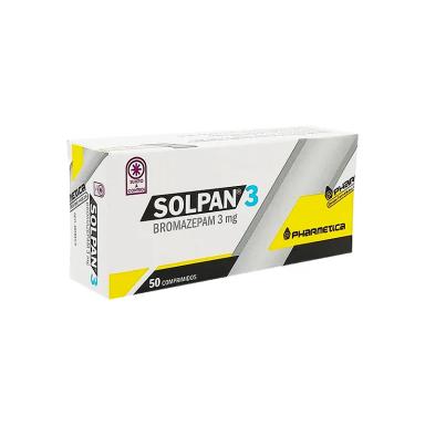 Solpan Bromazepam 3 mg - Caja de 50 comprimidos