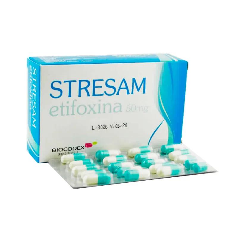 Stresam etifoxina 50 mg - Caja de 60 cápsulas