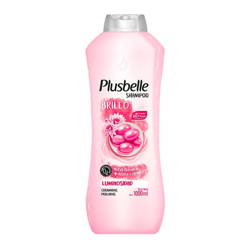 Shampoo Brillo Luminosidad Ceramidas Perladas Plusbelle -1000mL