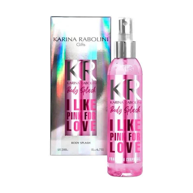 Body Splash Pink for Love Karina Rabolini - 200mL