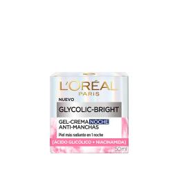 Gel Crema Noche Antimanchas Glycolic Loreal Paris - Cont. 50 ml