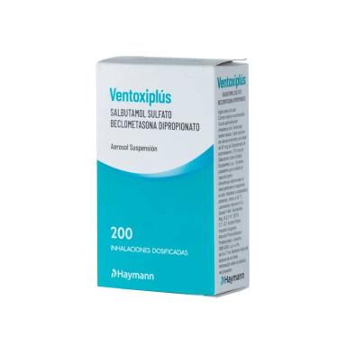 Ventoxiplús Aerosol - Contenido de 200 inhalaciones dosificadas