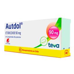 Autdol Etoricoxib 90 mg - Cont. 14 Comprimidos