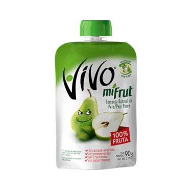 Compota Natural de Pera Mifrut Vivo - Cont.90 gr