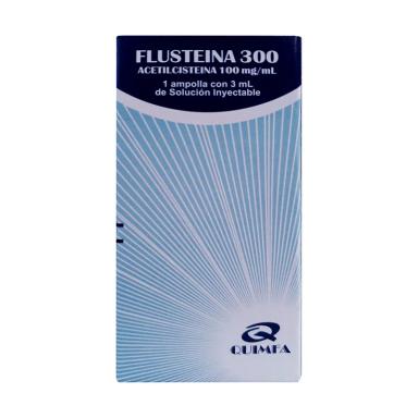 Flusteina 300 Acetilcisteina 100 mg/ ml. - Caja x 1 Amp.