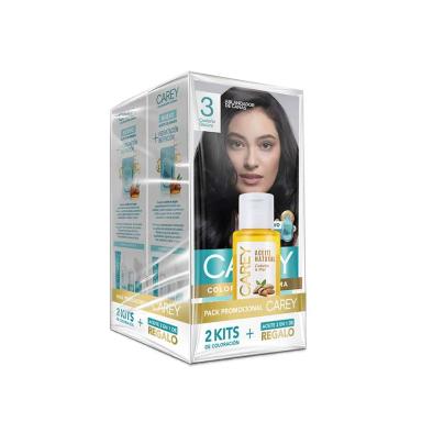 Pack Promocional Castaño Oscuro N°3 Carey