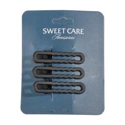 Hebilla Negra Mate Sweet Care - Cont. 3 Unidades