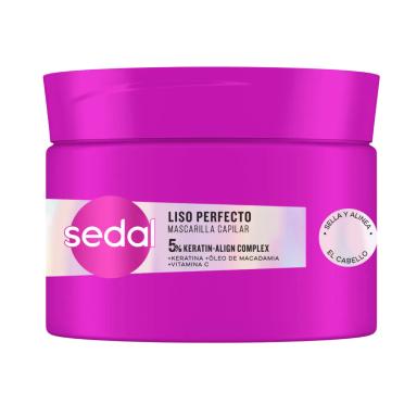 Mascarilla Capilar Liso Perfecto Sedal - Cont.300 gr
