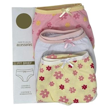 Kit de 3 Bombachitas Niñas 9/10 Años Te Lo Llevo