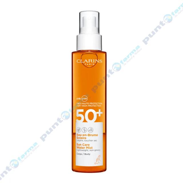 Image miniatura de Agua-Solar-en-Bruma-SPF50-Clarins-150-mL-34992.webp