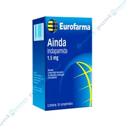 Ainda Indapamida 1,5 mg - Caja de 30 comprimidos
