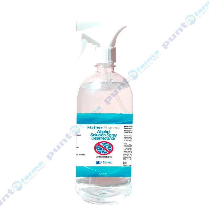 Alcohol Solución Spray Desinfectante Mather Pharma - 1000mL