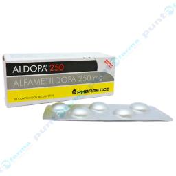 Aldopa 250 Alfametildora 250mg - Contenido de 30 comprimidos recubiertos