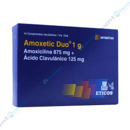 Amoxetic Duo 1g - Caja de 14 comprimidos