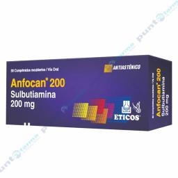 Anfocan Sulbutiamina 200 mg - Caja de 30 comprimidos recubiertos