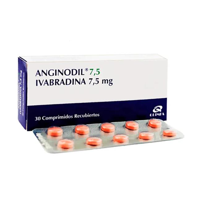 Image miniatura de Anginodil-7-5-Ivabradina-7-5mg-Caja-de-30-comprimidos-recubiertos-42613.webp