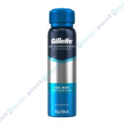 Antitranspirante Aerosol Cool Wave Gillete - Cont.150 mL