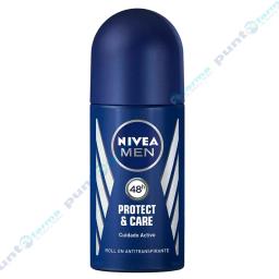 Antitranspirante Roll-On Protect & Care Nivea Men - Cont.50mL