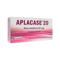 Aplacase Atorvastatina 20 mg - Caja de 30 comprimidos recubiertos monorranurados
