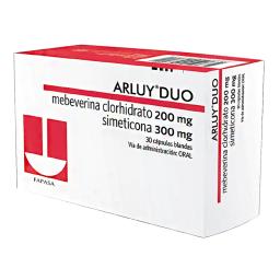 Arluy Duo Mebeverina Simeticona - Caja de 30 cápsulas