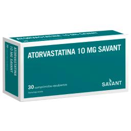 Atorvastatina Savant 10mg - Caja de 30 Comprimidos